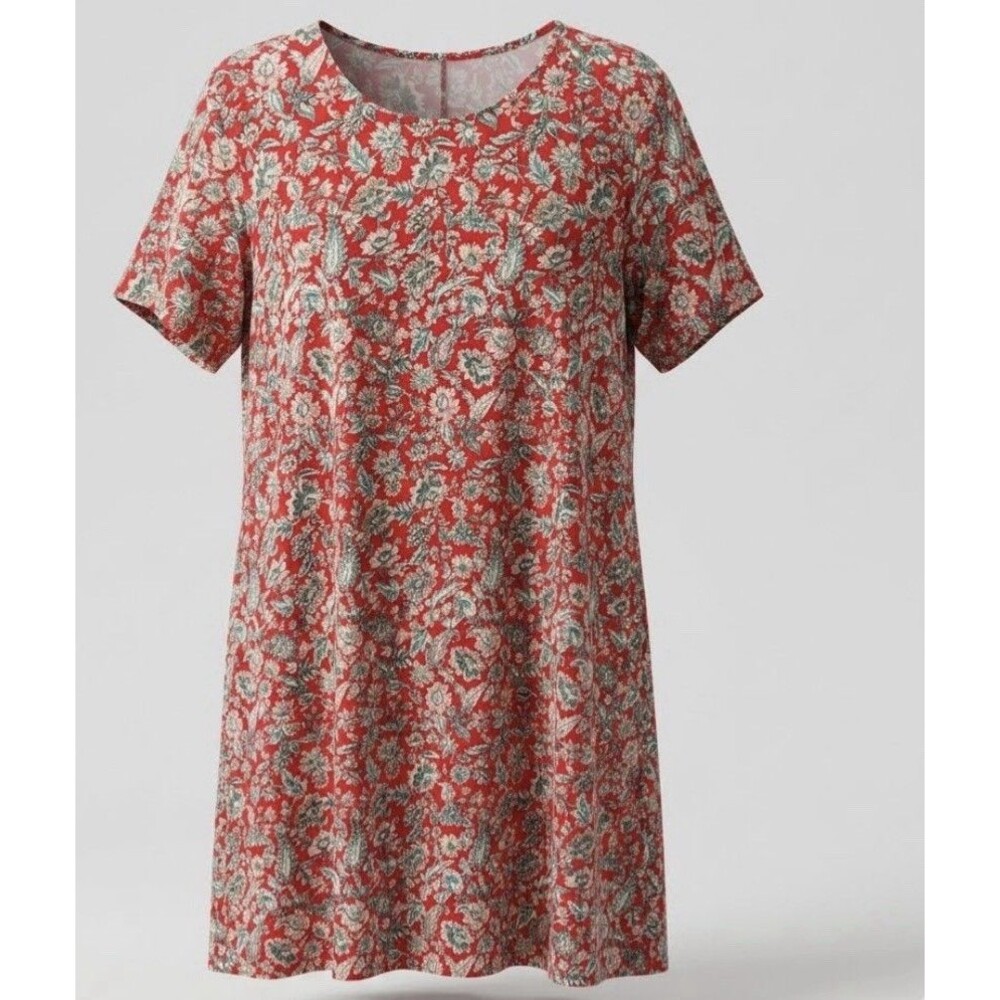 Old Navy Floral Summer Dress Women Plus Size 2XL Stretchy Swing Style